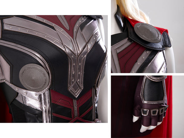 Love and Thunder Halloween Outfit Jane Foster Mighty Thor Cosplay Costume Battle Outfit Thor 4