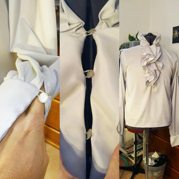 David Bowie Labyrinth Cosplay men Costume Larp renaissance costume set MADE TO ORDER Jareth The Goblin King ball blue jacket
