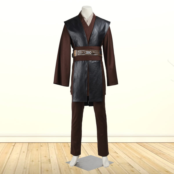 Costume Cosplay Suit Star Wars Outfit with Cloak Jedi Knight Anakin Skywalker
