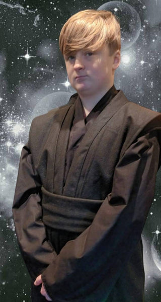 Star Wars Cosplaying worldwide shipping Luke Skywalker cosplaying customs available Jedi robe set. Teenager costumes, made to order