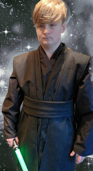 Star Wars Cosplaying worldwide shipping Luke Skywalker cosplaying customs available Jedi robe set. Teenager costumes, made to order