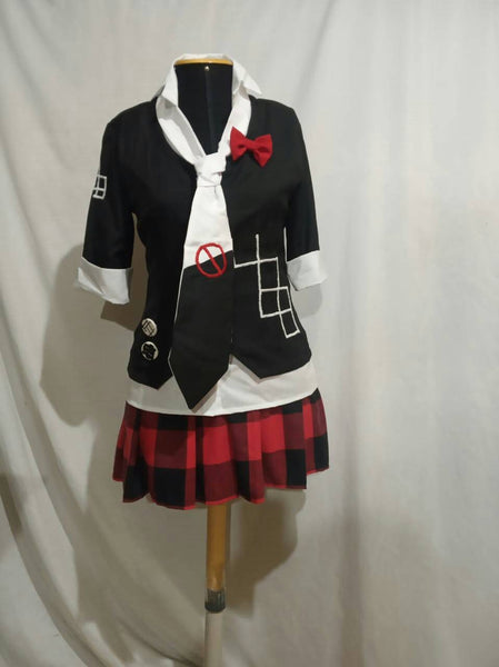 Anime girl Cosplay Junko Enoshima Dangan Ronpa costume