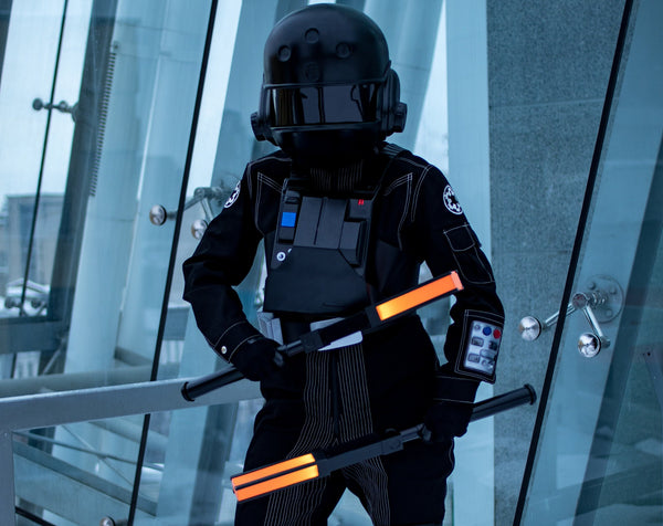 Costume from Star Saga 501st legion darkside force Galactic empire Republic Grand Army Jyn Erso Cosplay Imperial Ground Crew
