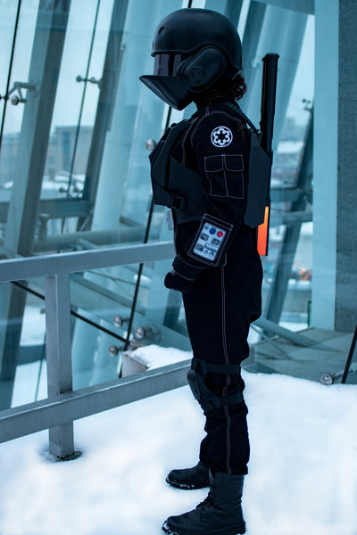 Costume from Star Saga 501st legion darkside force Galactic empire Republic Grand Army Jyn Erso Cosplay Imperial Ground Crew