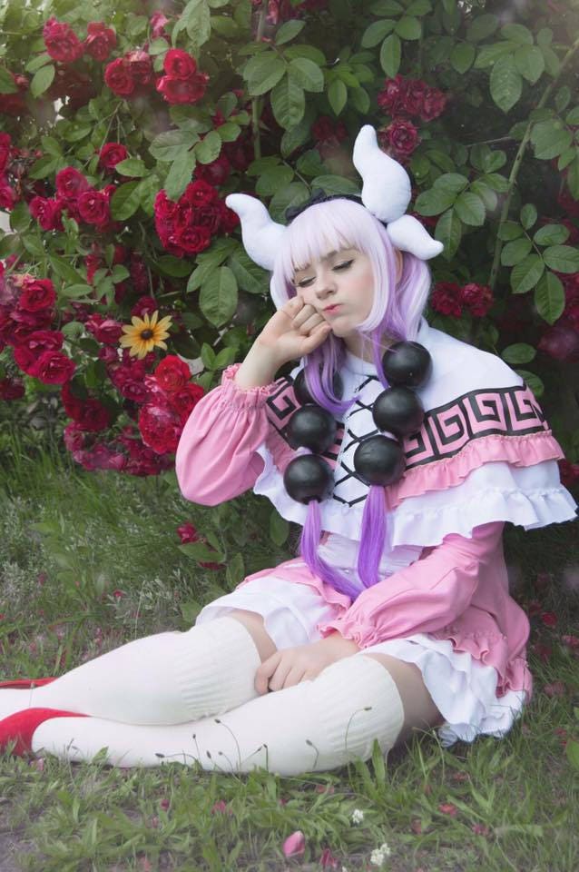 Anime manga costume otaku Kanna Kamui inspired cosplay