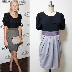 Pleated tulip workdress Party Dress Celebrity Dress Hollywood Glamour Size M SALE Kate Bosworth Inspired Cocktail Dress Workdress