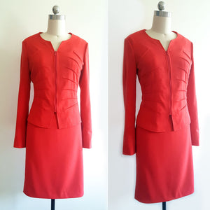 Global Academy Opening Fitted Jacket  preppy suit Custom made suit Duchess of Cambridge Kate Middleton Formal Suit Red Suit Inspired