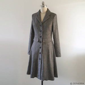 Winter coat Herringbone wool coat houndstooth coat dress custom made coat Kate Middleton Twill Coat Dress Duchess of Cambridge coat