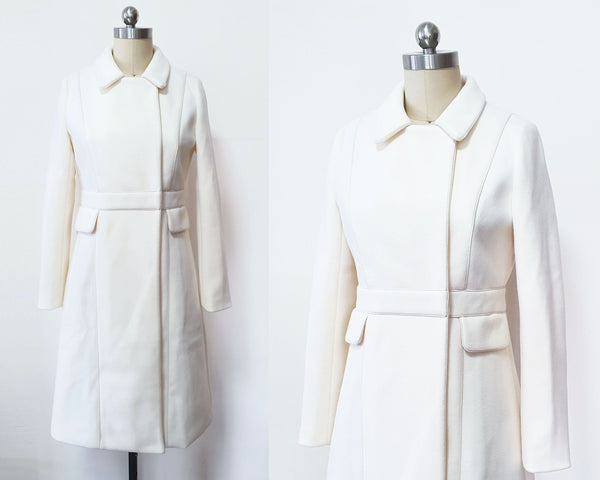 Duchess of Cambridge coat Custom made coat dress White coat winter coat Custom coat Kate Middleton White Coat Dress Cream coat dress