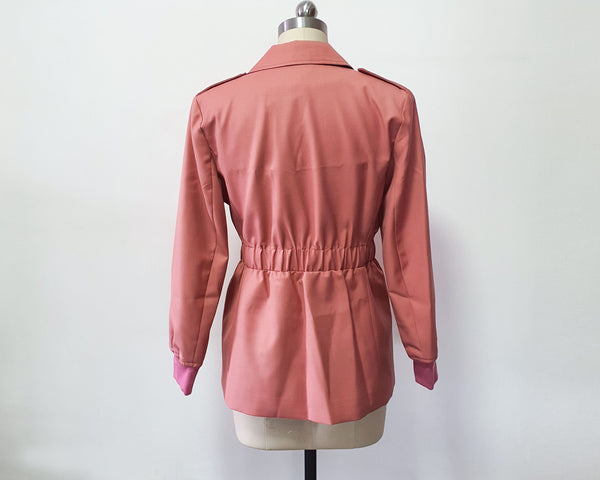 Kate Middleton utility jacket Spring summer jacket safari jacket 70s utilitarian style Duchess of cambridge orange cargo pocket blazer