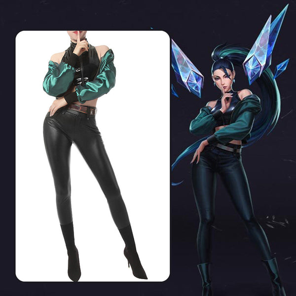 Cosplay Costume With Wig LOL KDA Kaisa Daughter of the Void