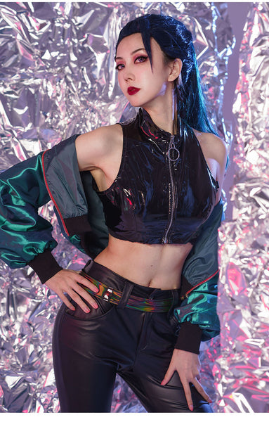 Cosplay Costume With Wig LOL KDA Kaisa Daughter of the Void
