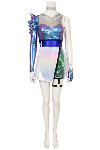 Dresses Wigs Shoes Outfit LOL KDA all out Ahri Cosplay Costume