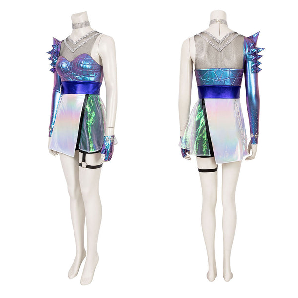 Dresses Wigs Shoes Outfit LOL KDA all out Ahri Cosplay Costume