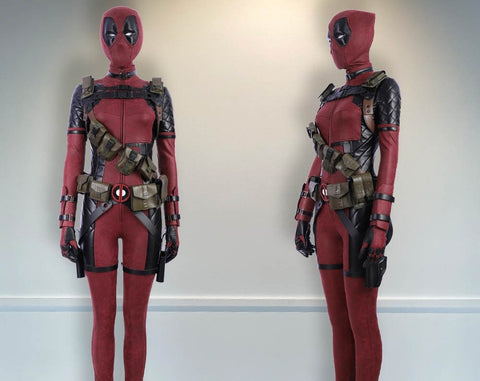 Outfit Wanda Wilson Lady Deadpool Halloween Costume Cosplay Lady Deadpool Cosplay Costumes