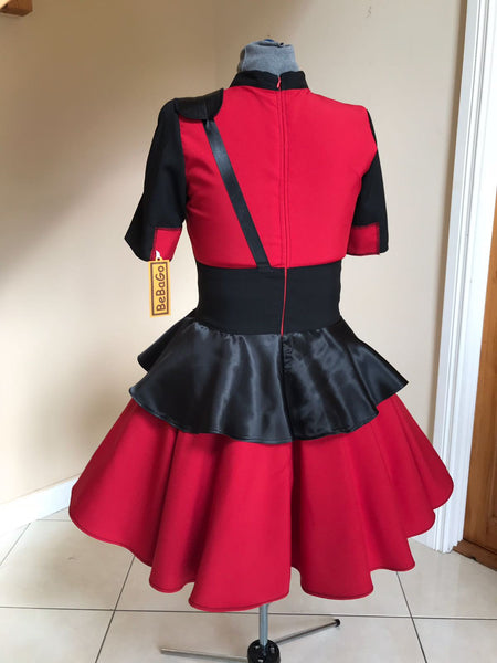 Female Deadpool Dress Lady Cosplay Costume