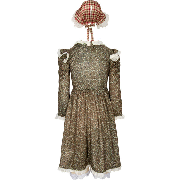 Little House Prairie Dress Girls Pioneer Costume Laura Ingalls