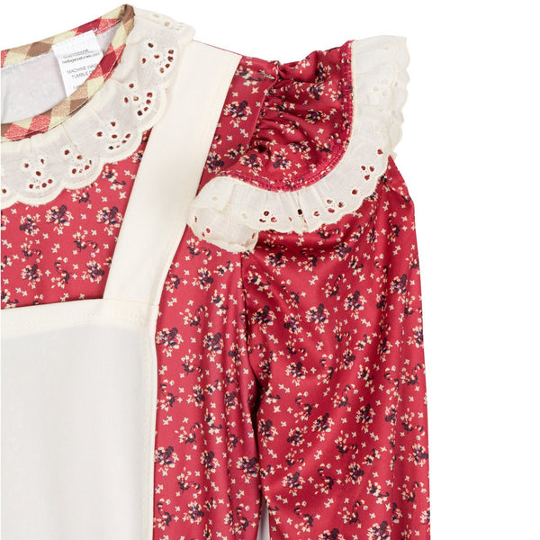 Little House Prairie Dress Girls Pioneer Costume Laura Ingalls