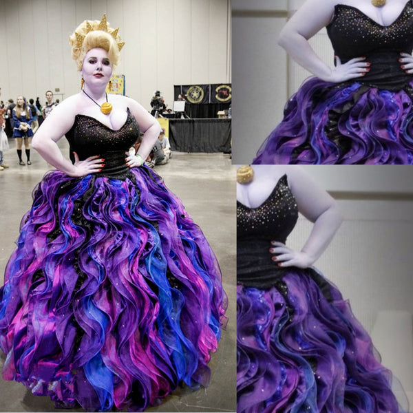 Ursula Costume inspired Little Mermaid Cosplay Costume