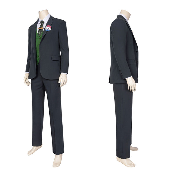 Cosplay Costume Crown and Suit Loki Season 1 Loki