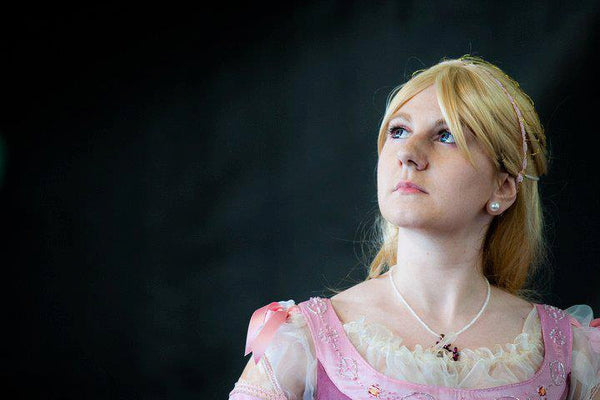 From the borgias renaissance pink dress Lucrezia Borgia