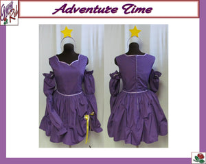 Adventure Time Adult Women's Size 4 6 8 10 12 14 Lumpy Space Princess Cosplay Costume
