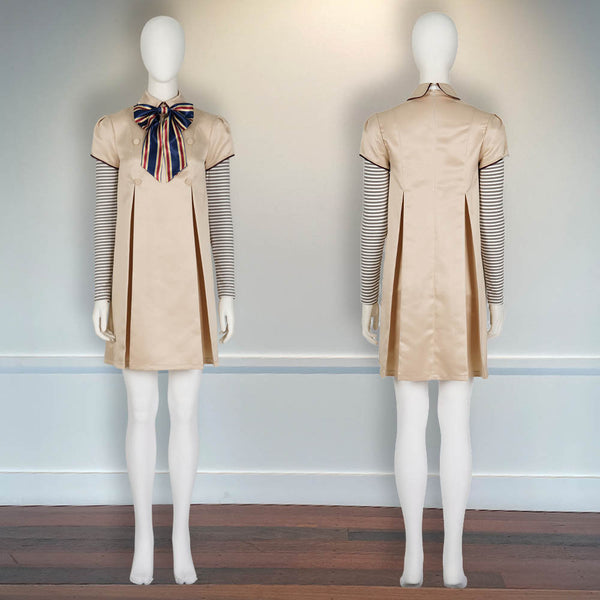 Halloween Outfit M3gan Killer Doll Megan Cosplay Coat Dress Costume