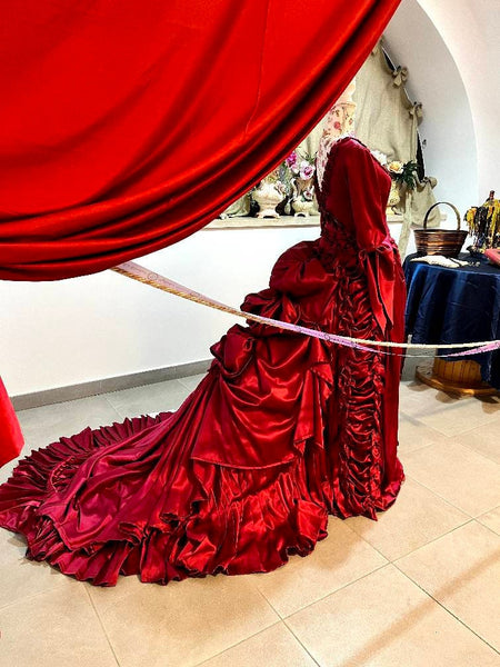 Bram Stoker Dracula Petticoat Dress Aesthetic Delightful Romantic Tailor Made Dress MINA MURRAY DRESS Victorian Ball Dress