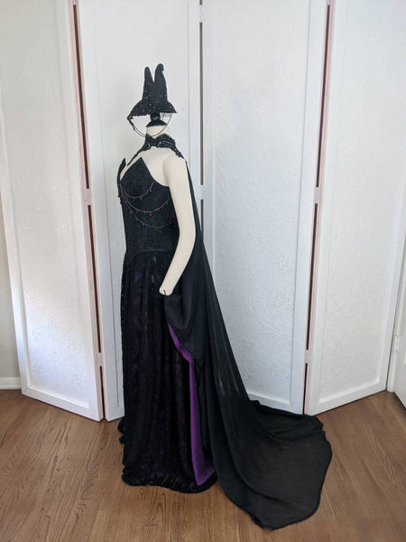 Maleficent Costume Cosplay Corset Adult SAMPLE SALE