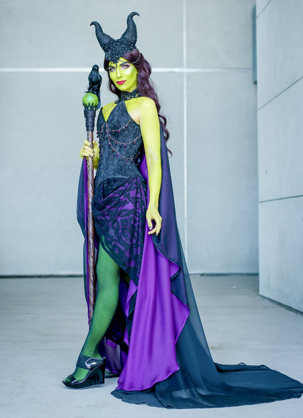 Maleficent Costume Cosplay Corset Adult SAMPLE SALE