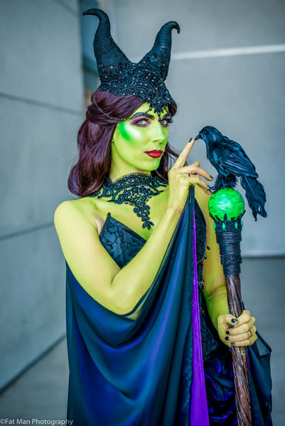 Maleficent Costume Cosplay Corset Adult SAMPLE SALE