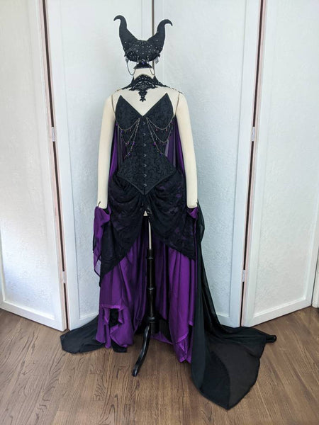 Maleficent Costume Cosplay Corset Adult SAMPLE SALE