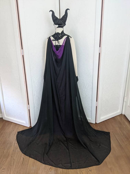 Maleficent Costume Cosplay Corset Adult SAMPLE SALE