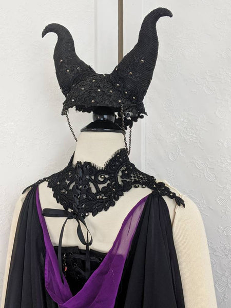 Maleficent Costume Cosplay Corset Adult SAMPLE SALE
