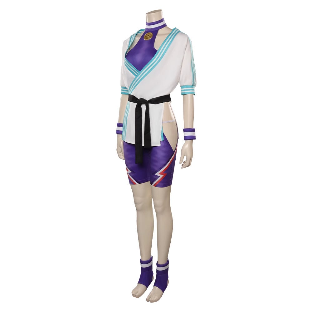 Halloween Cosplay Costume Props Manon Full Set Manon Cos Outfits Street Fighter Game Inspired Costumes for Women