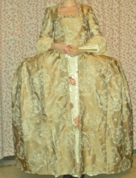 Woman MarieAntoinette Roccoco theatre movie Historical Costume Handmade 18th century court dress carnival