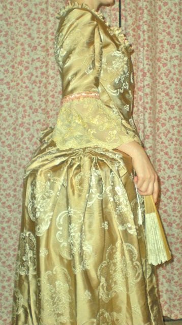 Woman MarieAntoinette Roccoco theatre movie Historical Costume Handmade 18th century court dress carnival