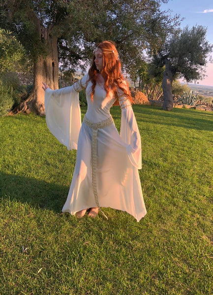 EOWYN DRESS RENAISSANCE Dress Medieval Dress Elven Dress Lord Of The Rings Celtic Dress Replica Handmade Tailor Made Elegant Dress