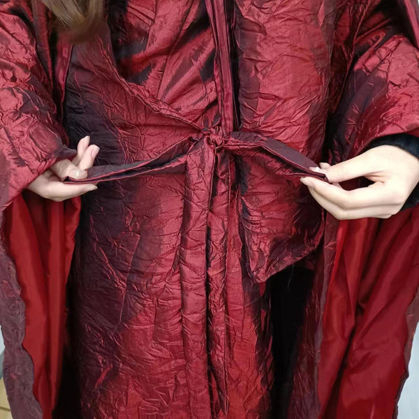 Halloween Adult Cosplay Costume Priestess Suit for Women Medieval Dress Thrones Game Dress Costume Melisandre Red Robe