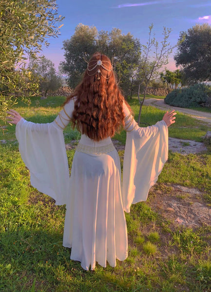 EOWYN DRESS RENAISSANCE Dress Medieval Dress Elven Dress Lord Of The Rings Celtic Dress Replica Handmade Tailor Made Elegant Dress
