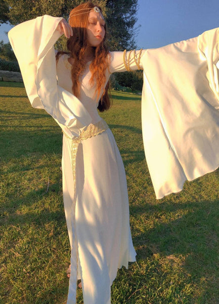 EOWYN DRESS RENAISSANCE Dress Medieval Dress Elven Dress Lord Of The Rings Celtic Dress Replica Handmade Tailor Made Elegant Dress