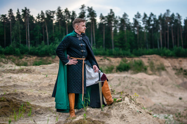 Fantasy Viking Armor Padding Witcher Padded Armor Doublet Medieval Knight Gambeson Middle Ages Coat