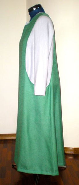 Medieval Costume handmade dress Middle Ages parade movie theatre Medieval tunic made to order dress Sideless surcoat