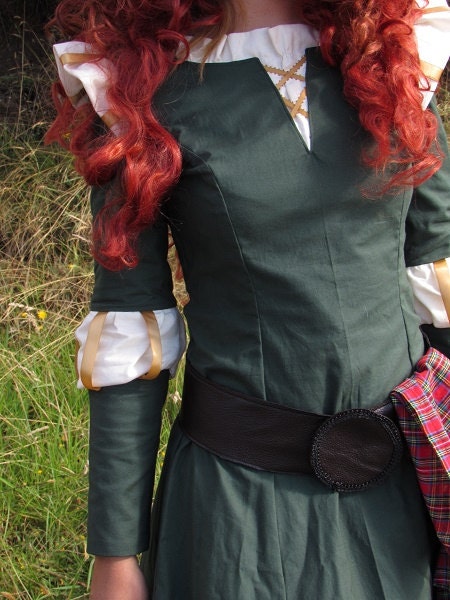 Cosplay Costume Dress Belt Sash for Girls Merida Inspired Brave