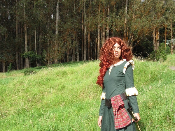 Cosplay Costume Dress Belt Sash for Girls Merida Inspired Brave