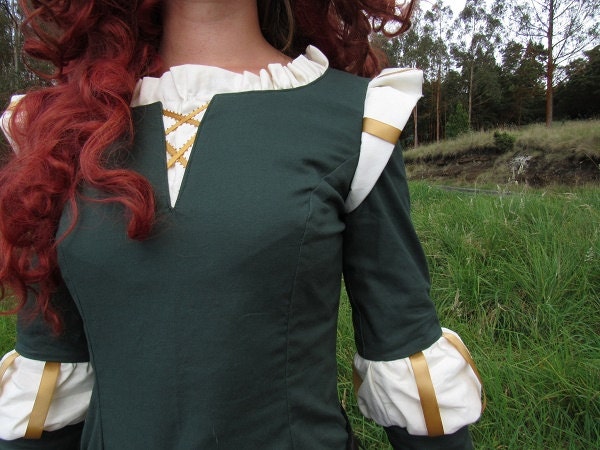 Cosplay Costume Dress Belt Sash for Girls Merida Inspired Brave