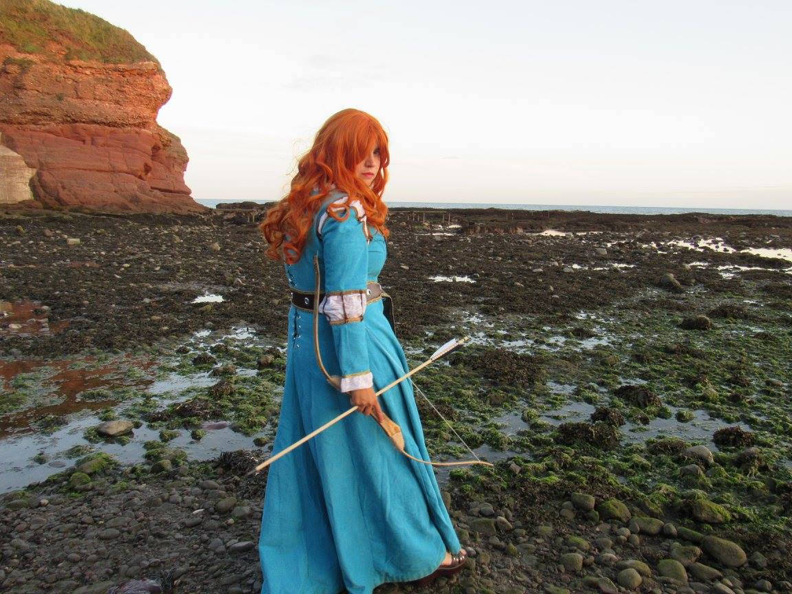 Cosplay or Costume Adult Merida Inspired Medevial Dress