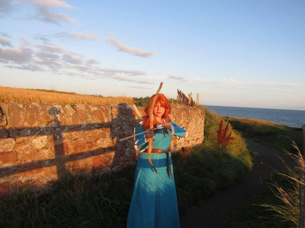 Cosplay or Costume Adult Merida Inspired Medevial Dress