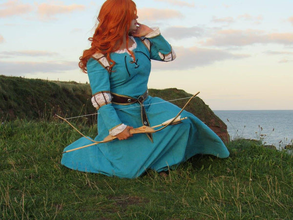 Cosplay or Costume Adult Merida Inspired Medevial Dress