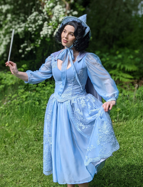 Merriweather Costume Blue Fairy Cosplay Dress Female Adult SAMPLE SALE